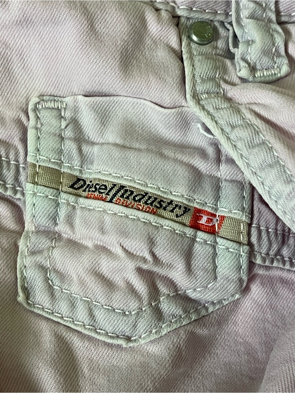 Diesel Fayza JoggJeans Pink Boyfriend Tapered Jeans Pants W26 - Picture 11 of 15